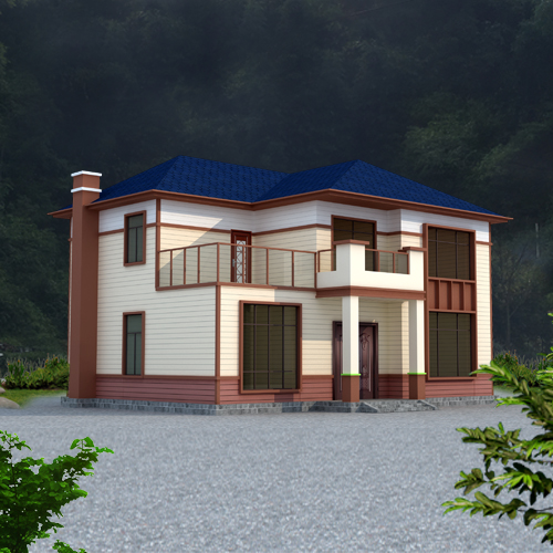 綿陽輕鋼別墅--歐式現代